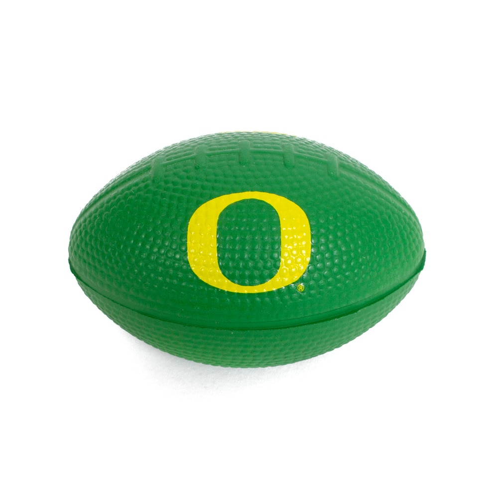 Classic Oregon O, Logo Brand, Green, Balls, Sports, 3", Football, Stress-less, 954338